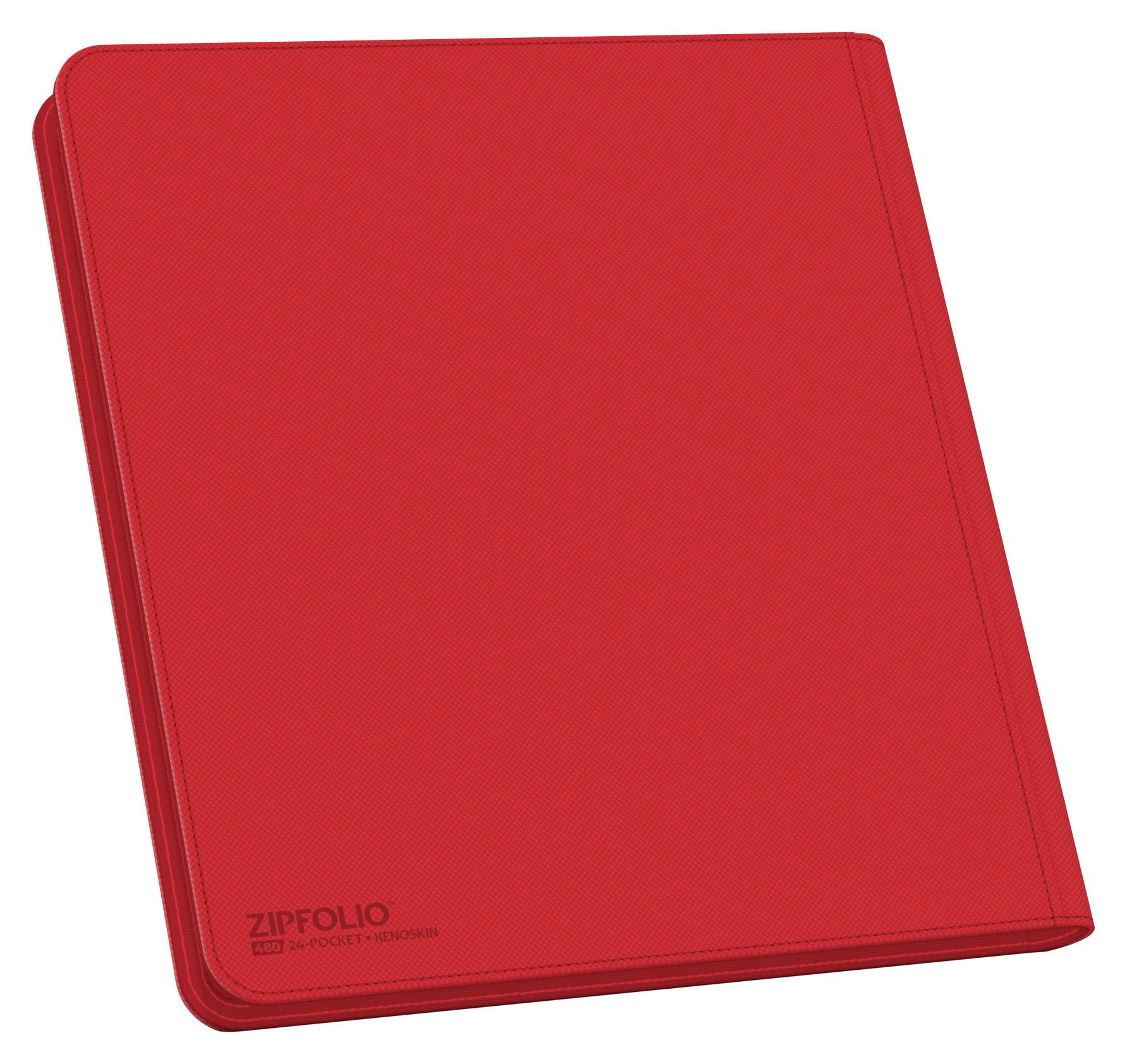 Ultimate Guard Zipfolio 480 24-Pocket Xenoskin punainen