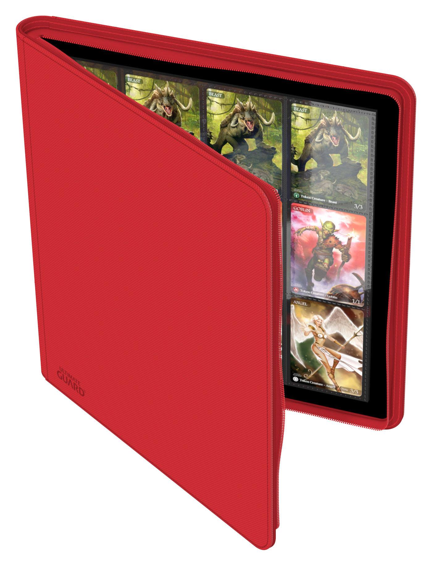 Ultimate Guard Zipfolio 480 24-Pocket Xenoskin punainen