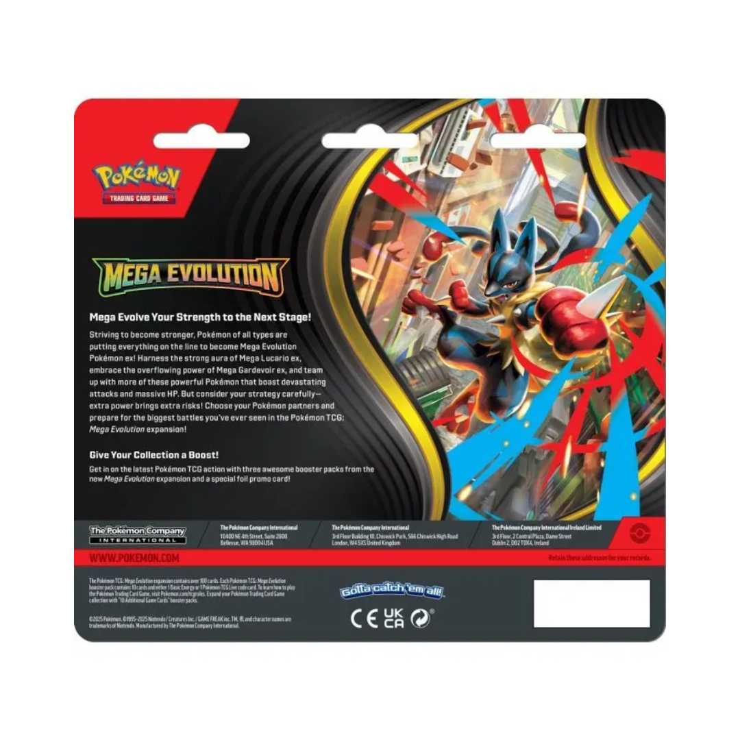 Mega Evolutions 3-Pack Blister