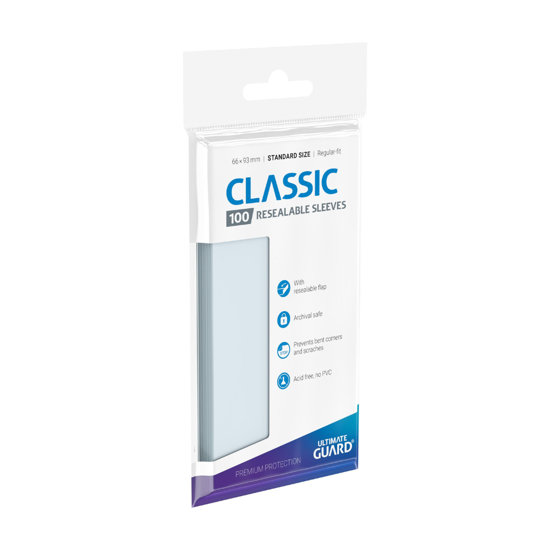 Ultimate Guard Classic Sleeves – Standard Size (100 kpl) – Resealable