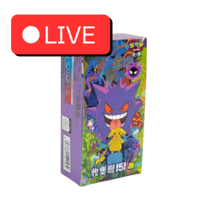 Rip&Ship Pokemon TCG 151C Surprise Slim Booster Box (kiinalainen)