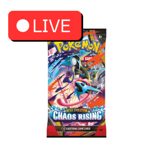 Rip&Ship Pokemon TCG Mega Evolution Chaos Rising boosteri